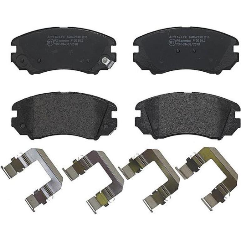 BREMBO Bremsklötze VA P 30 043 BREMBO Bremsklötze VA P 30 043