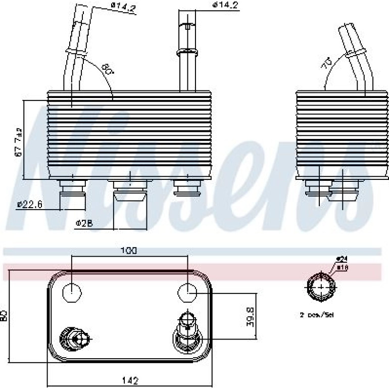 Ölkühler PKW 90678 Ölkühler PKW 90678