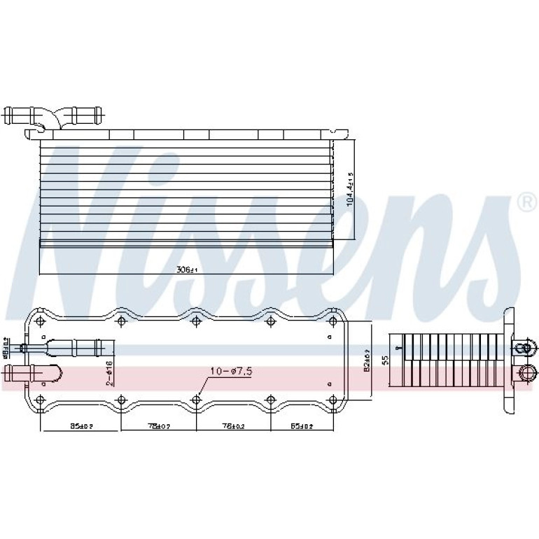 Ladeluftkühler PKW 96318 Ladeluftkühler PKW 96318