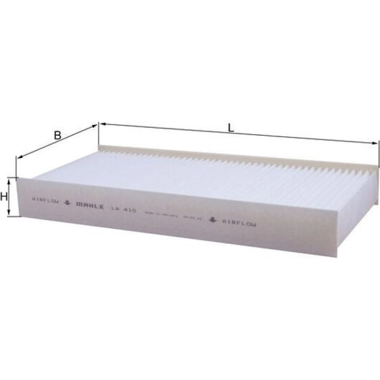 MAHLE Filter, Innenraumluft LA 410 MAHLE Filter, Innenraumluft LA 410