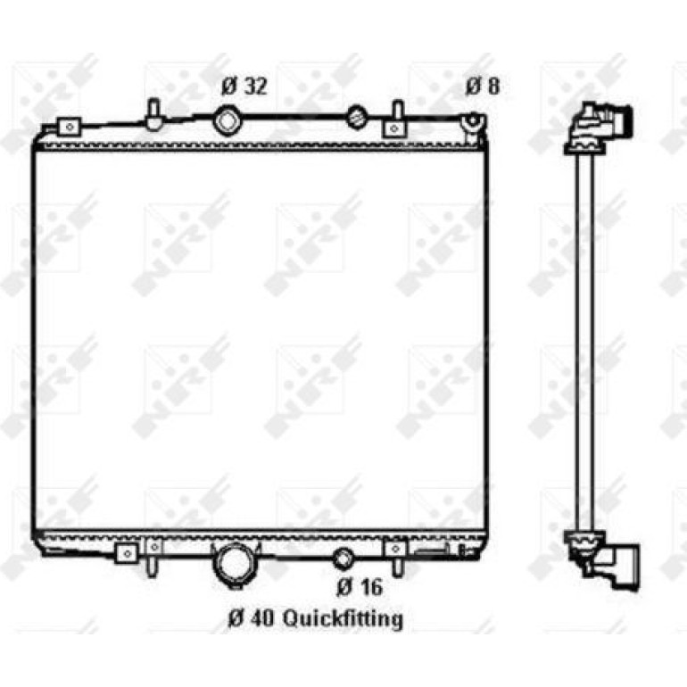 Kühler, Motorkühlung 58313 Kühler, Motorkühlung 58313