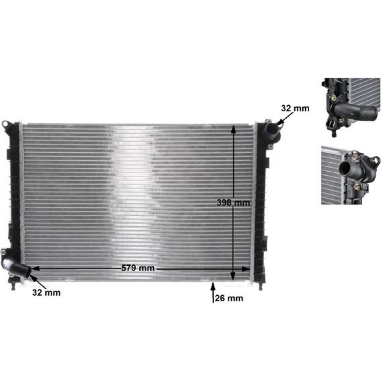 Kühler, Motorkühlung CR 985 000S Kühler, Motorkühlung CR 985 000S
