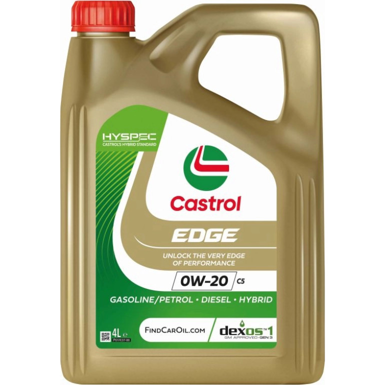 Castrol EDGE 0W-20 C5 4 Liter 15F6E9 Castrol EDGE 0W-20 C5 4 Liter 15F6E9