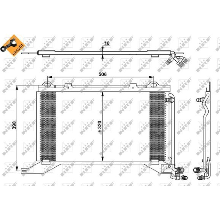 Kondensator, Klimaanlage 35245 Kondensator, Klimaanlage 35245