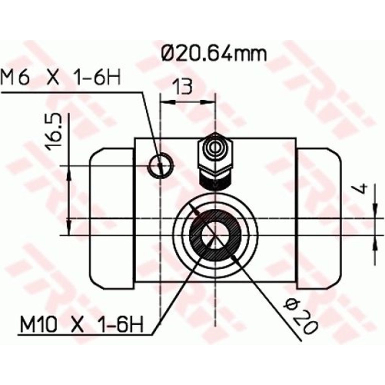 TRW Bremsrolle BWF312