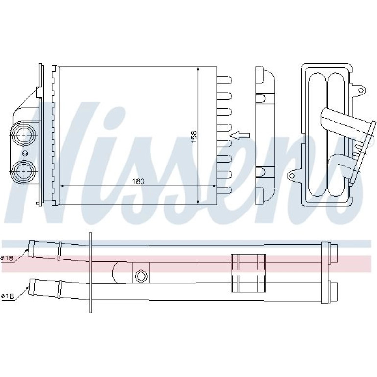 Heizkühler PKW 71453 Heizkühler PKW 71453