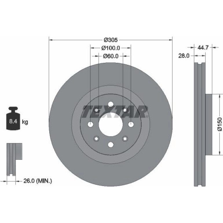 Bremsscheibe Fiat P. Punto Evo 1.4 Abarth 08-12 92202203 Bremsscheibe Fiat P. Punto Evo 1.4 Abarth 08-12 92202203