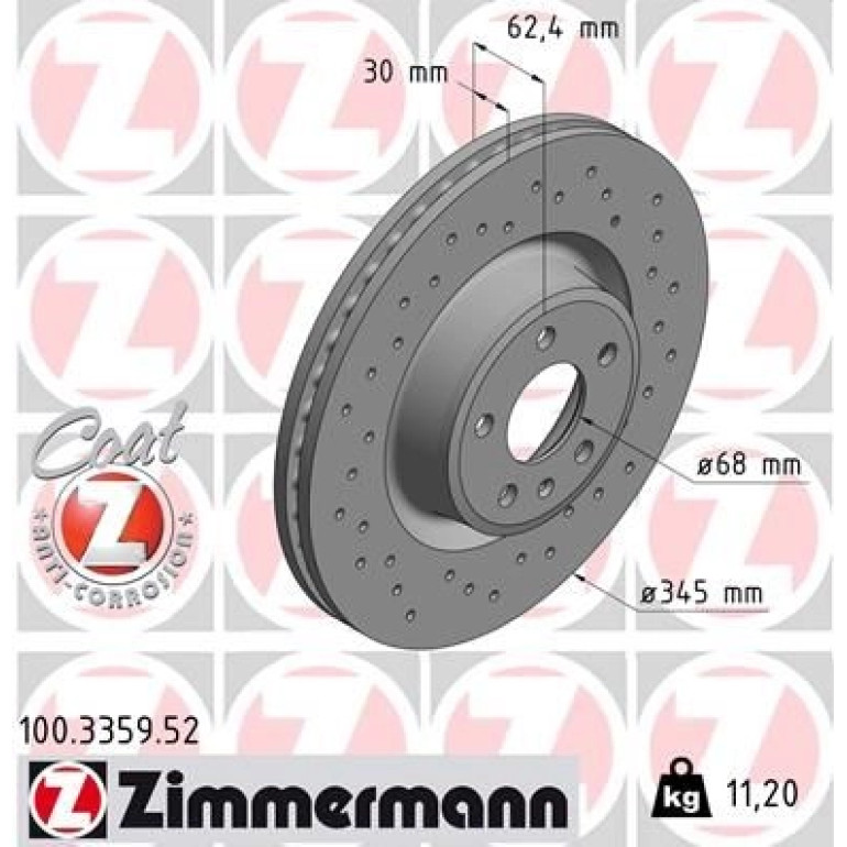 Bremsscheibe VA Sport 100.3359.52 Bremsscheibe VA Sport 100.3359.52
