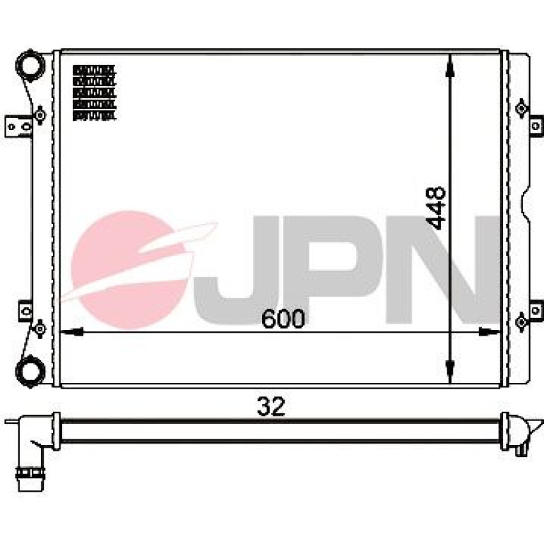 JPN Kühler, Motorkühlung 60C9065-JPN JPN Kühler, Motorkühlung 60C9065-JPN