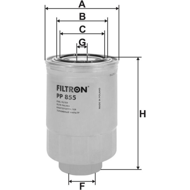 FILTRON Kraftstofffilter PP 855 FILTRON Kraftstofffilter PP 855