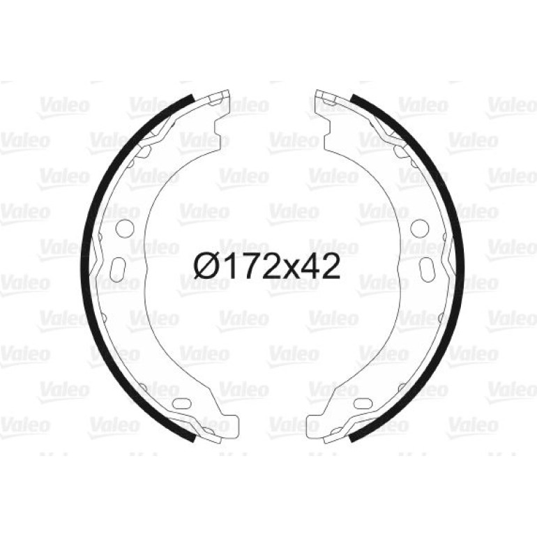 VALEO Bremsbacken 564171