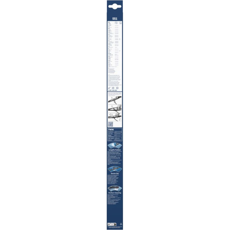 551 BOSCH Wischerblatt 3397118422 551 BOSCH Wischerblatt 3397118422