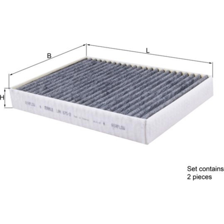 MAHLE Filter, Innenraumluft LAK 675/2/S MAHLE Filter, Innenraumluft LAK 675/2/S