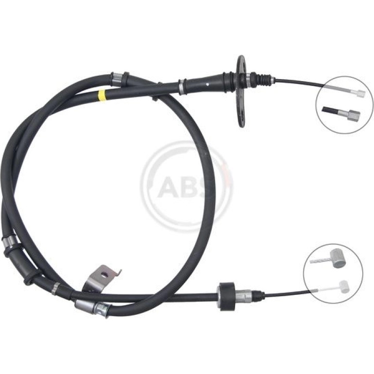 A.B.S. Handbremsseil Seilzug Festellbremse K17480 A.B.S. Handbremsseil Seilzug Festellbremse K17480
