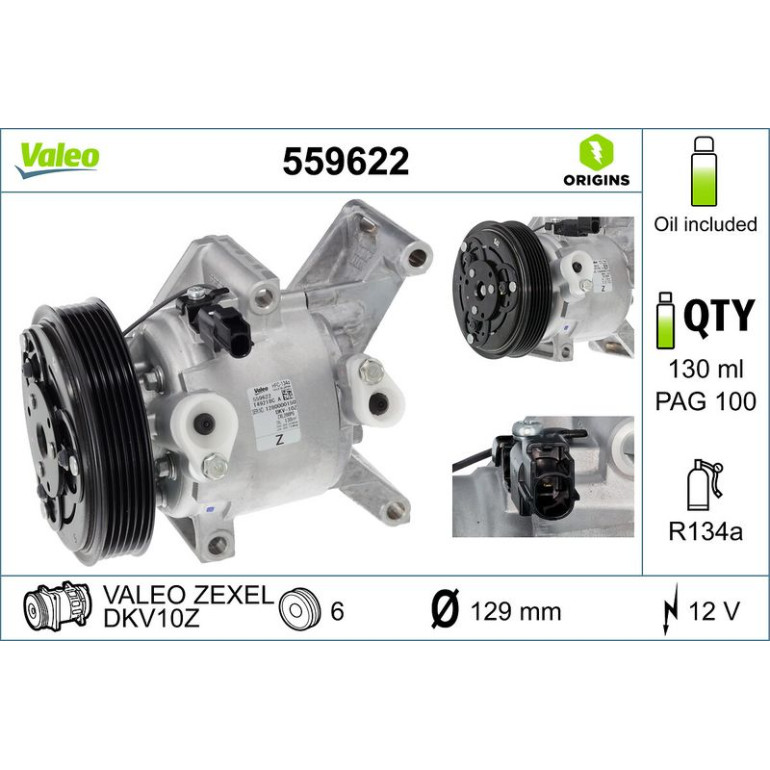 Kompressor, Klimaanlage 559622 Kompressor, Klimaanlage 559622