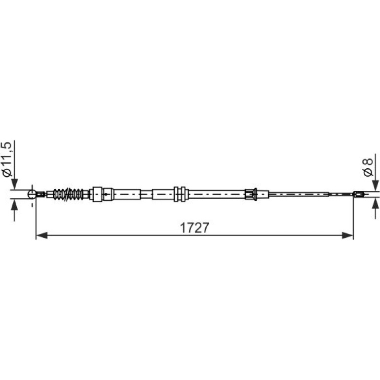 Handbremsseil 1987482872 Handbremsseil 1987482872