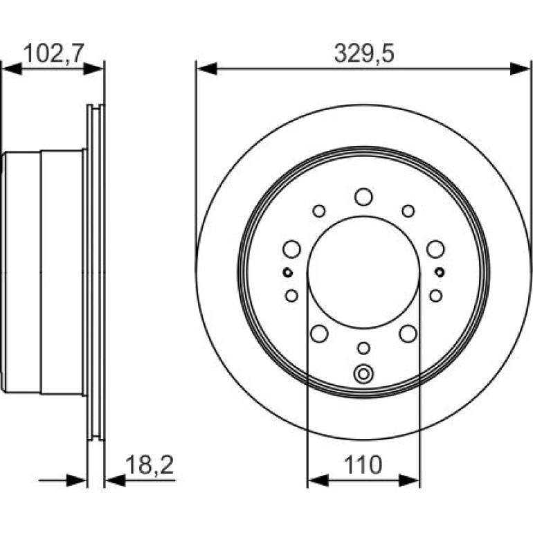 Bremsscheibe 0 986 479 R15 Bremsscheibe 0 986 479 R15