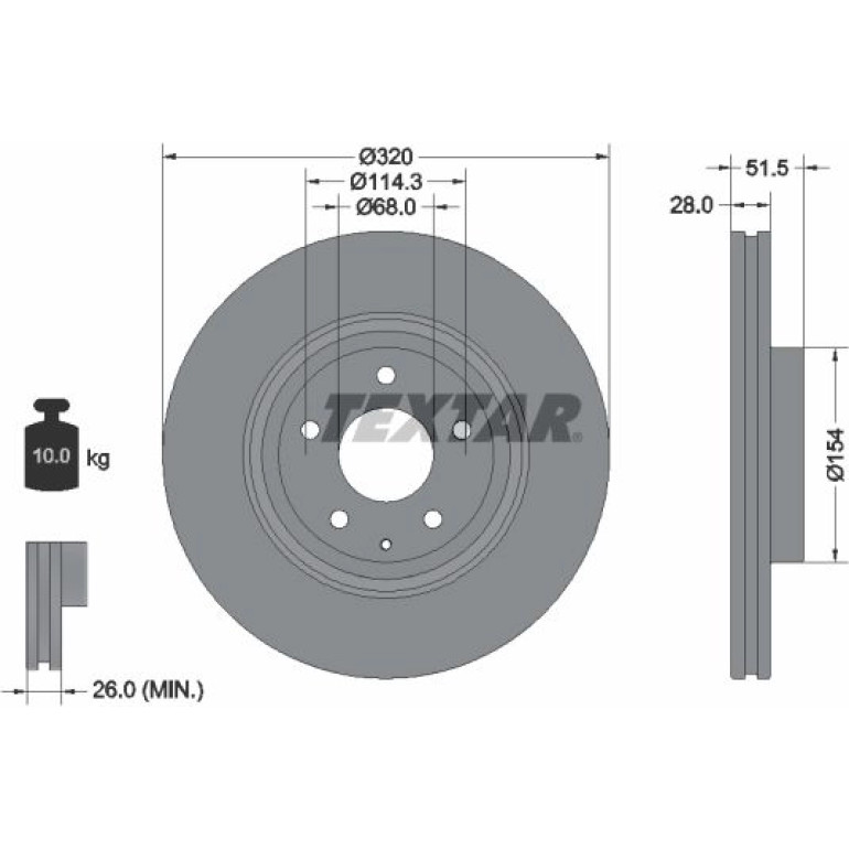 Bremsscheibe 92315203 Bremsscheibe 92315203