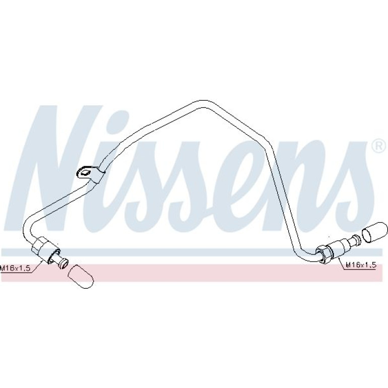 Nissens Ölleitung 935035 Nissens Ölleitung 935035