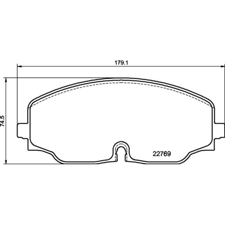 BREMBO Bremsklötze VA P 85 176