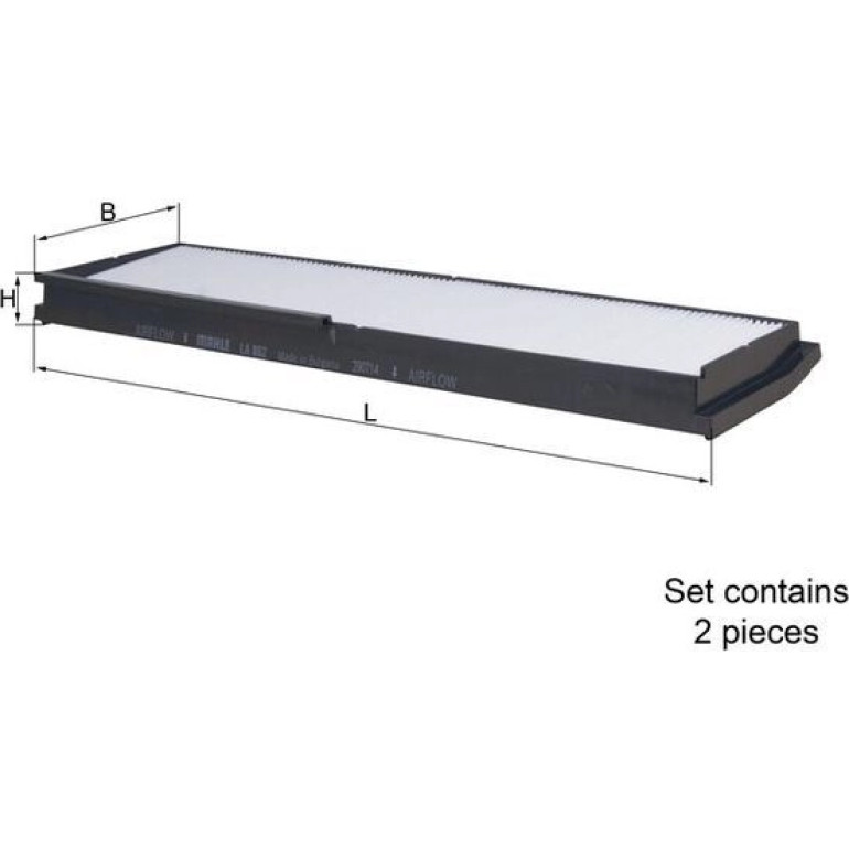 MAHLE Filter, Innenraumluft LA 862/S