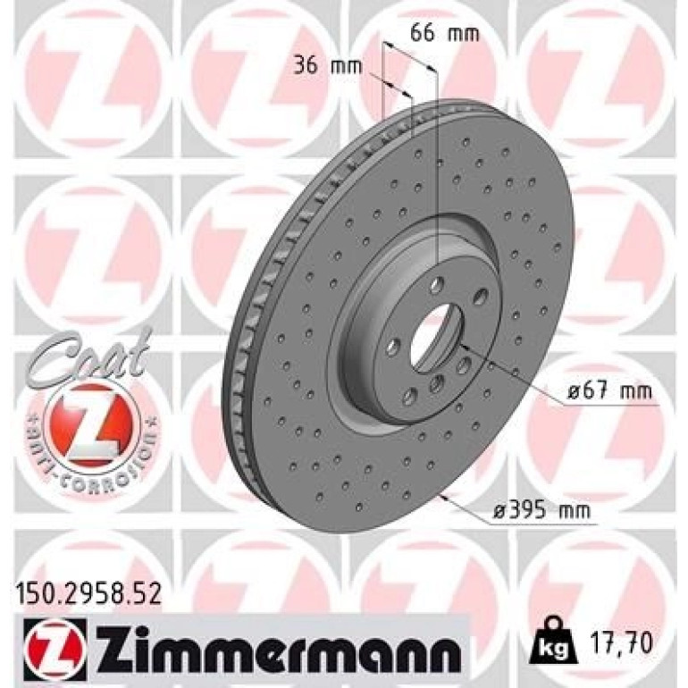 Bremsscheibe VA Sport 150.2958.52