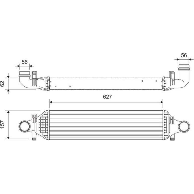 Ladeluftkühler 818624