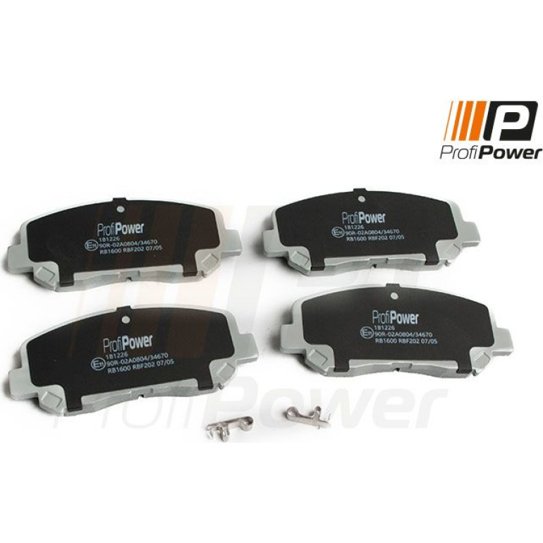 PROFIPOWER Bremsbelagsatz, Scheibenbremse 1B1226 PROFIPOWER Bremsbelagsatz, Scheibenbremse 1B1226