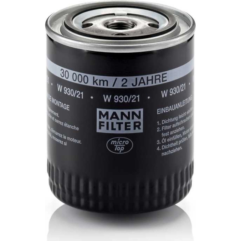 Mann & Hummel Ölfilter PKW W 930/21