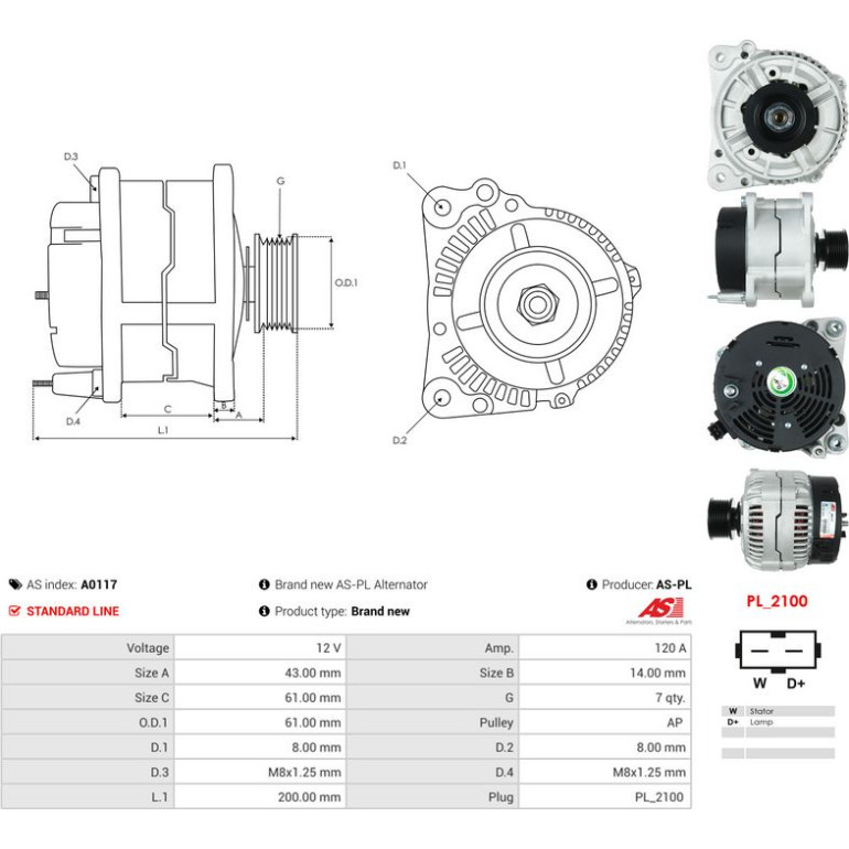 AS-PL Generator A0117 AS-PL Generator A0117