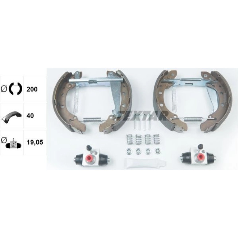 Satz Bremsbacken Vw Golf/Vento/Passat/Polo 88 84044703 Satz Bremsbacken Vw Golf/Vento/Passat/Polo 88 84044703