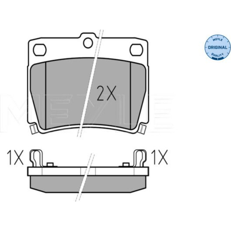 Bremsbelagsatz Mitsubishi T. Pajero Sport 4Wd 98- Mit Sensor 025 235 9315/W Bremsbelagsatz Mitsubishi T. Pajero Sport 4Wd 98- Mit Sensor 025 235 9315/W