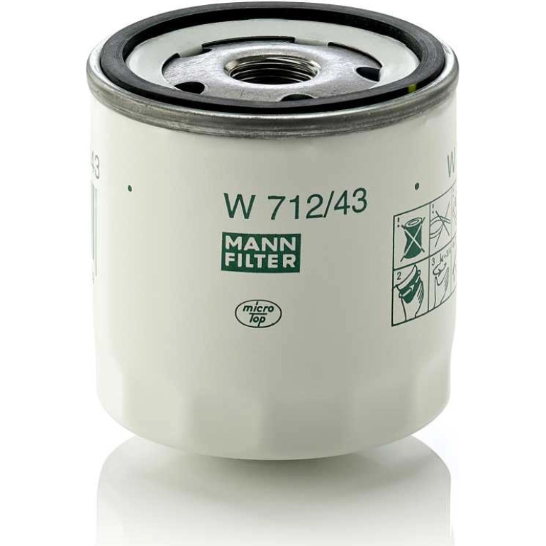 Mann & Hummel Ölfilter PKW W 712/43 Mann & Hummel Ölfilter PKW W 712/43