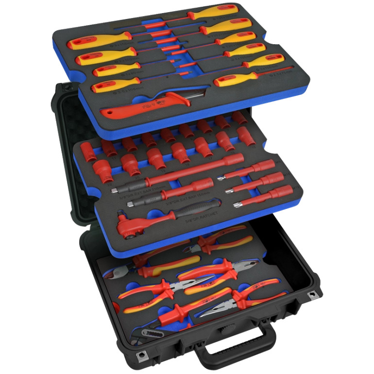 SW-Stahl VDE Hochvolt Werkzeugsatz V1000 SW-Stahl VDE Hochvolt Werkzeugsatz V1000