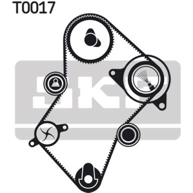 SKF Wasserpumpe + Zahnriemensatz VKMC 03241-2 SKF Wasserpumpe + Zahnriemensatz VKMC 03241-2