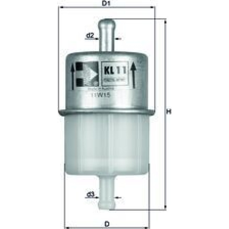 MAHLE Kraftstofffilter KL 11 OF MAHLE Kraftstofffilter KL 11 OF