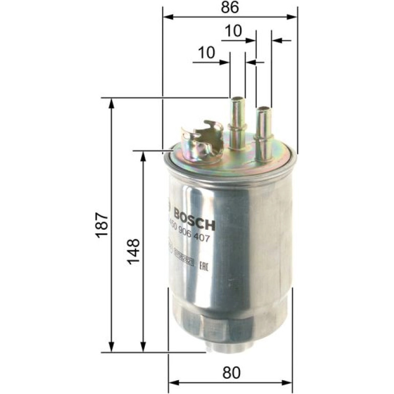 Kraftstofffilter 0 450 906 407 Kraftstofffilter 0 450 906 407