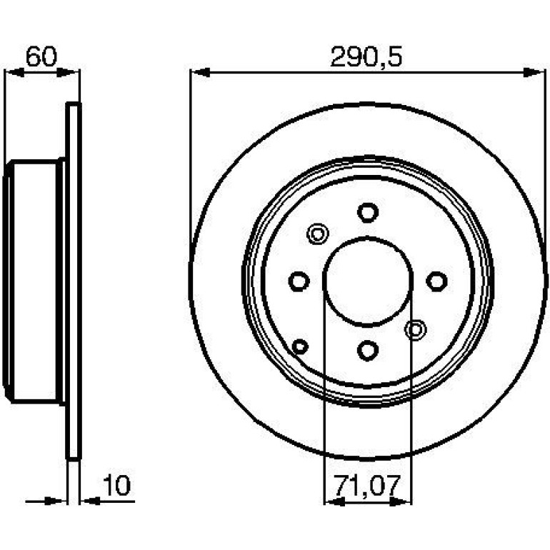 Bremsscheibe HA 0 986 478 877 Bremsscheibe HA 0 986 478 877