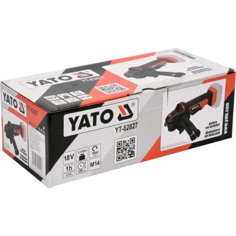 Winkelschleifer 18V Ohne Batterien YT-82827 Winkelschleifer 18V Ohne Batterien YT-82827