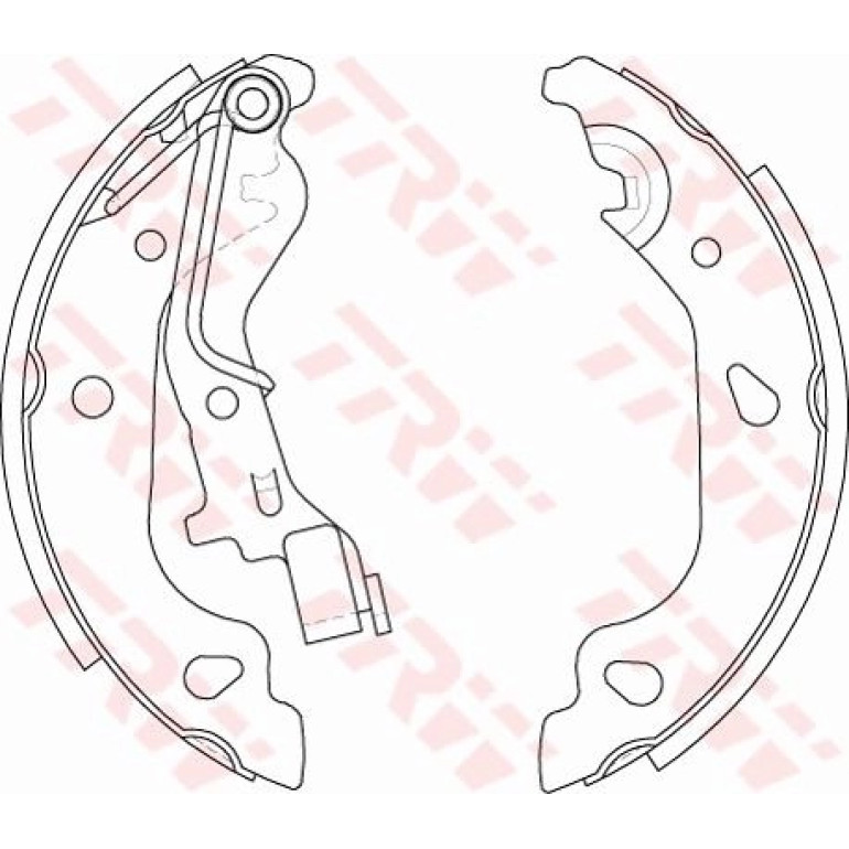 40 461 021 Bremsbacken GS8687 40 461 021 Bremsbacken GS8687