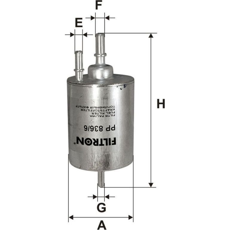 FILTRON Kraftstofffilter PP 836/6