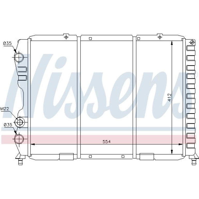Wasserkühler PKW 60033 Wasserkühler PKW 60033