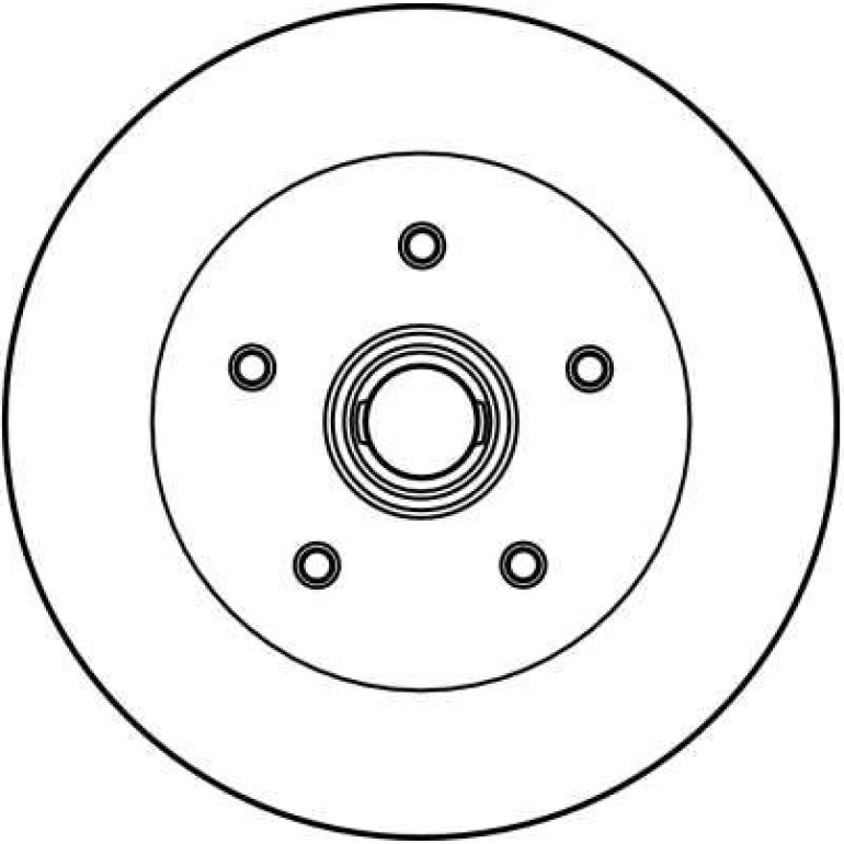 Bremsscheibe Vw P. T2 85-92 DF2587 Bremsscheibe Vw P. T2 85-92 DF2587