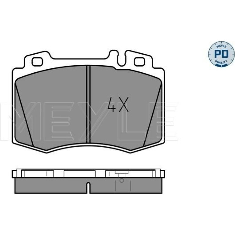 Bremsbelagsatz Db P. W163 98- 280-600 Ohne Sensor 025 232 7117/PD Bremsbelagsatz Db P. W163 98- 280-600 Ohne Sensor 025 232 7117/PD