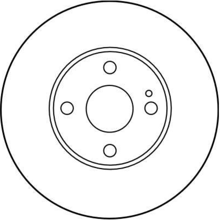 Bremsscheibe Mazda S. 323 DF2702 Bremsscheibe Mazda S. 323 DF2702