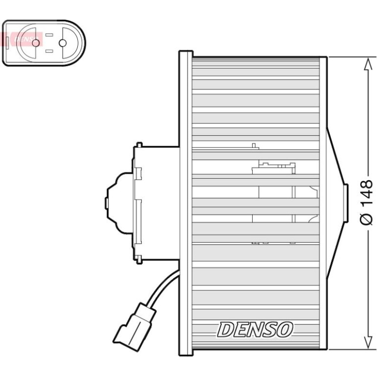DENSO Innenraumgebläse DEA10054 DENSO Innenraumgebläse DEA10054