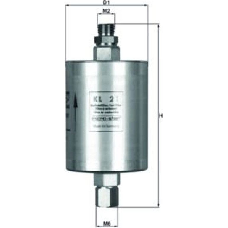 MAHLE Kraftstofffilter KL 21 MAHLE Kraftstofffilter KL 21