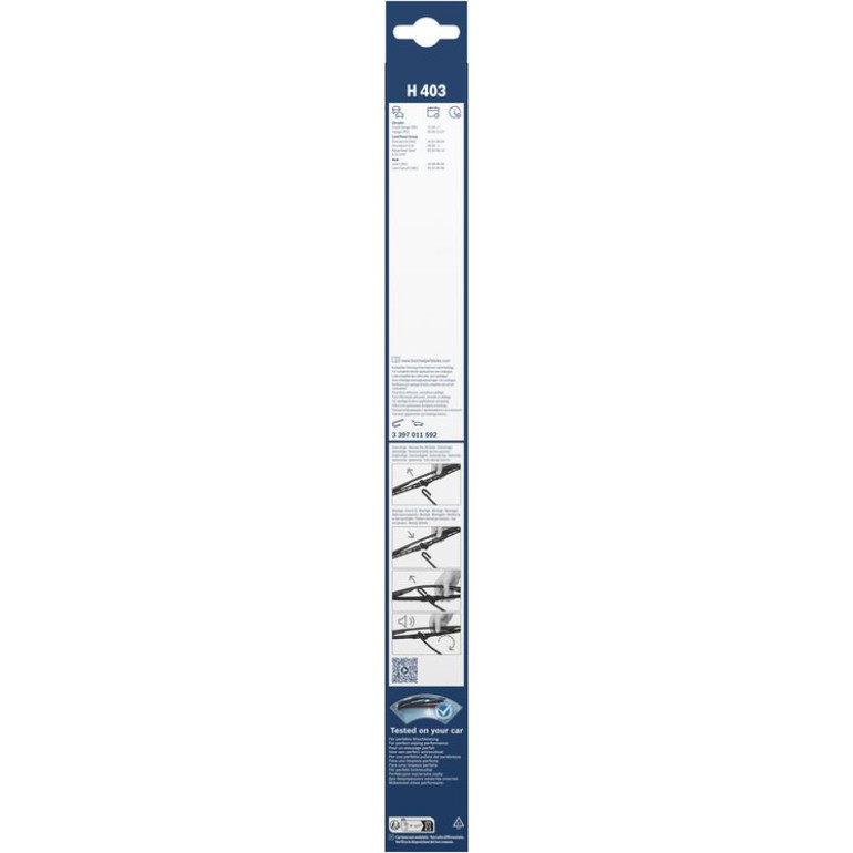 Bosch Wischerblatt H403 3397011592 Bosch Wischerblatt H403 3397011592