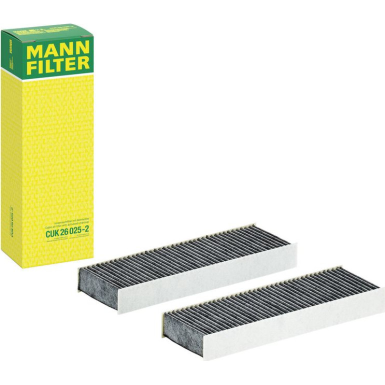 Mann & Hummel Aktivkohlefilter PKW CUK 26 025-2