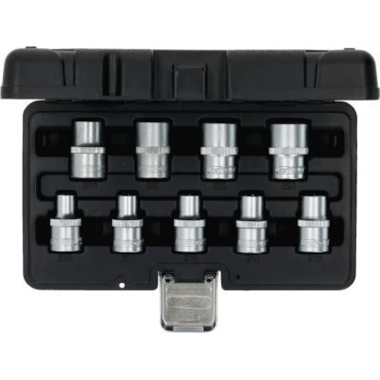 KS TOOLS Steckschlüsselsatz mit TX-E 1/2 Profil, 9-teilig, E10-E24 911.4410 KS TOOLS Steckschlüsselsatz mit TX-E 1/2 Profil, 9-teilig, E10-E24 911.4410